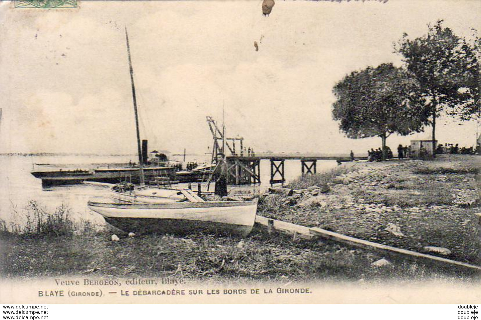 D33  BLAYE Le Débarcadère Sur Les Bords De La Gironde - Blaye