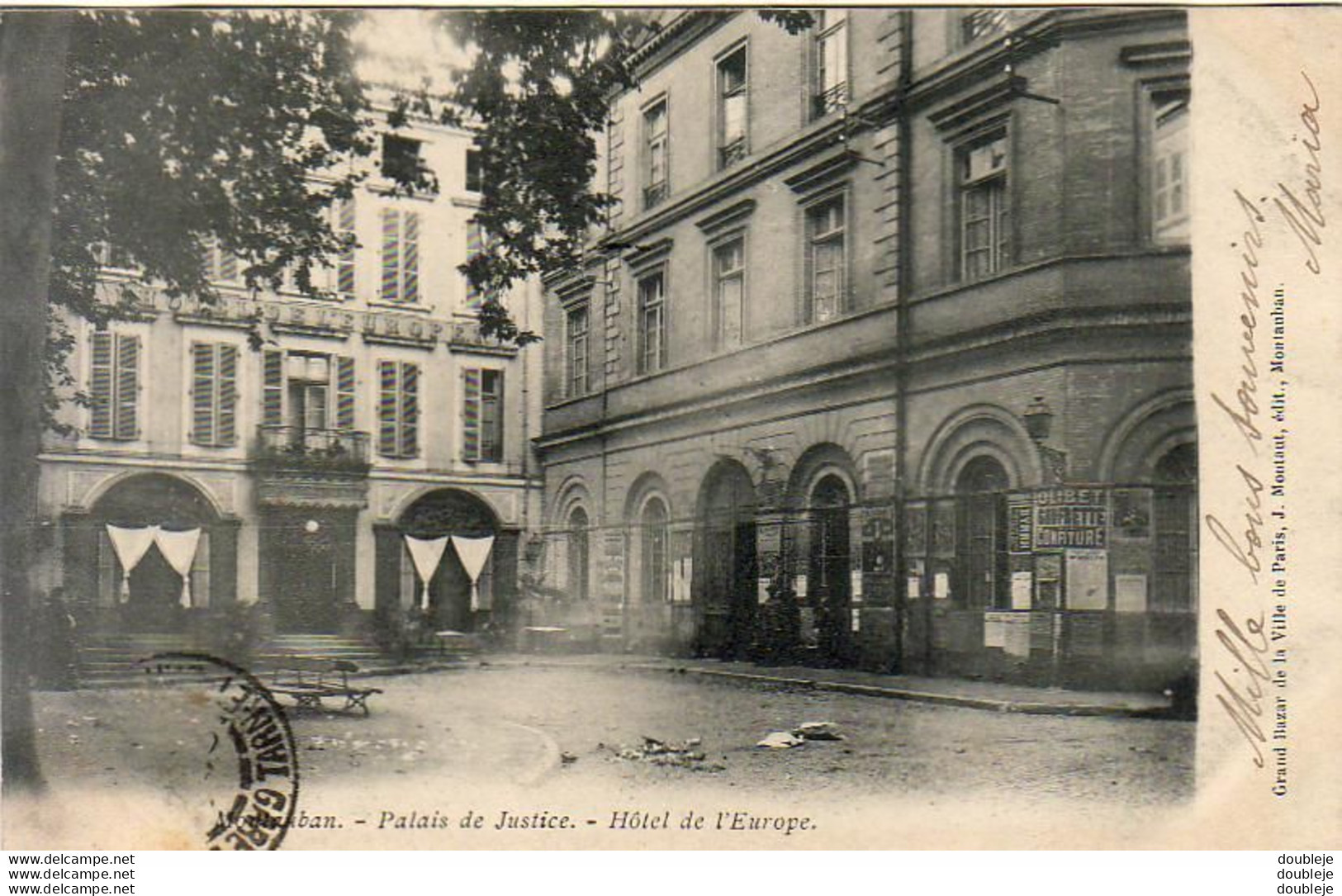 D82  MONTAUBAN  Palais De Justice Hôtel De L'Europe - Montauban
