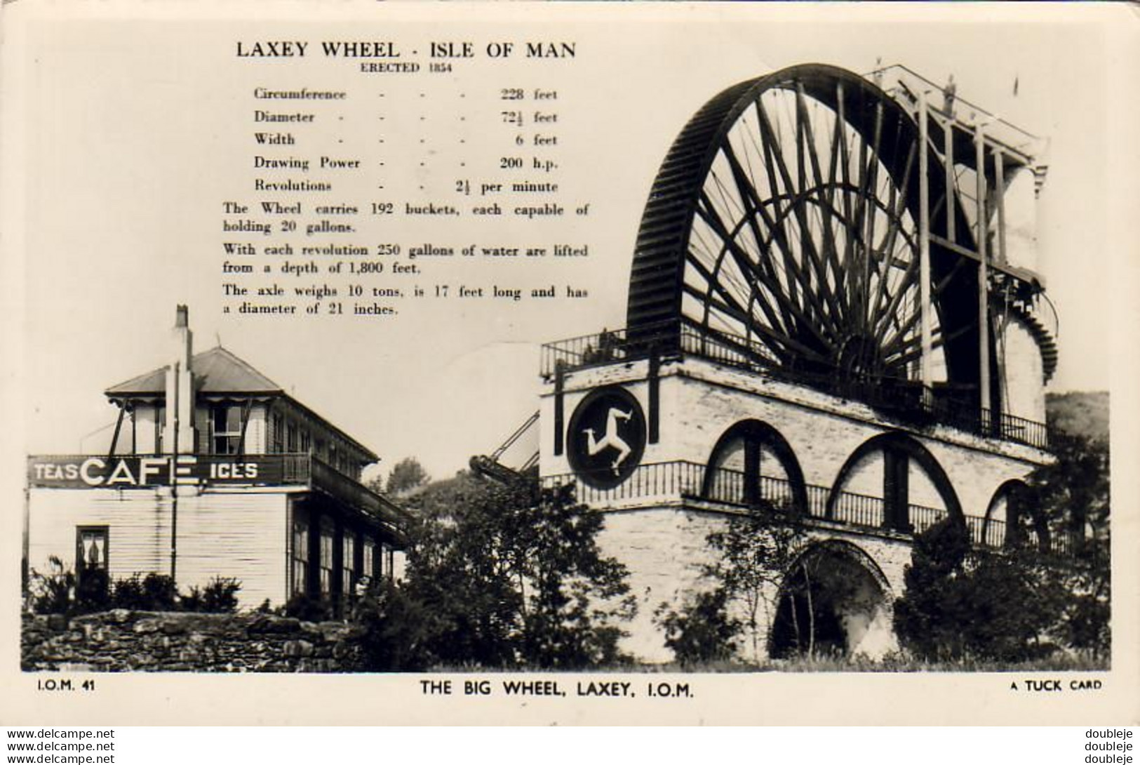 ISLE OF MAN  LAXEY WHEEL - Isola Di Man (dell'uomo)