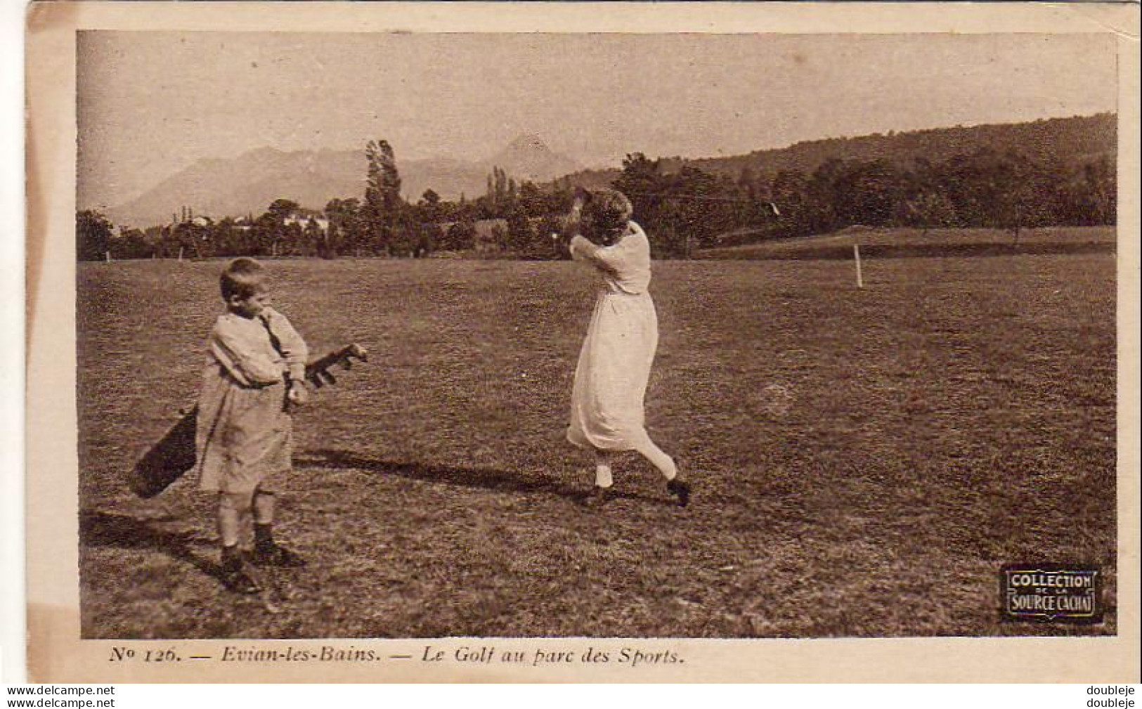 D74   ÉVIAN LES BAINS   Le Golf Au Parc Des Sports - Golf