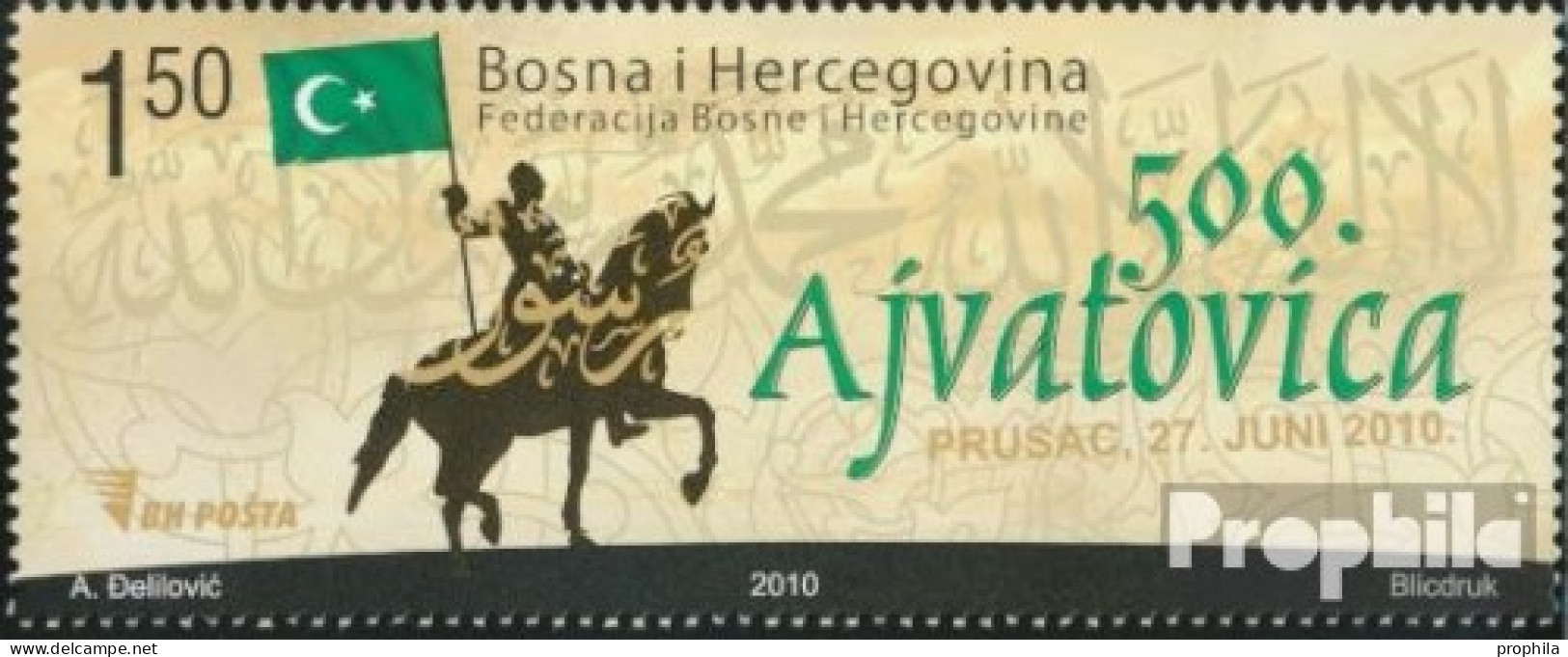 Bosnien-Herzegowina 570 (kompl.Ausg.) Postfrisch 2010 Wasserwunder Bei Prusac - Bosnia And Herzegovina