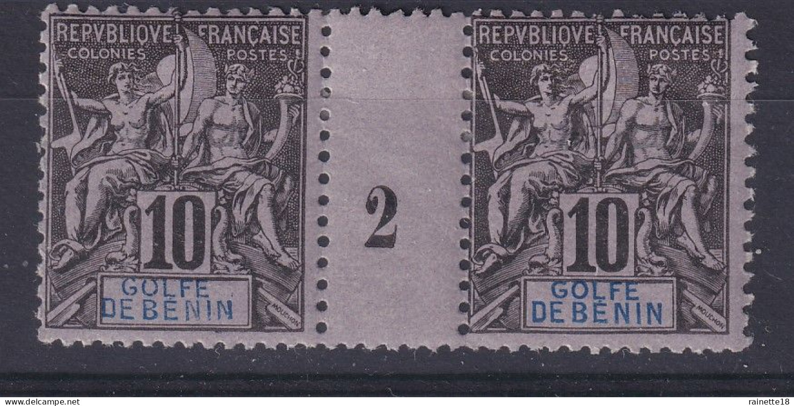 Bénin                      24 * Paire Millésime 2 - Unused Stamps