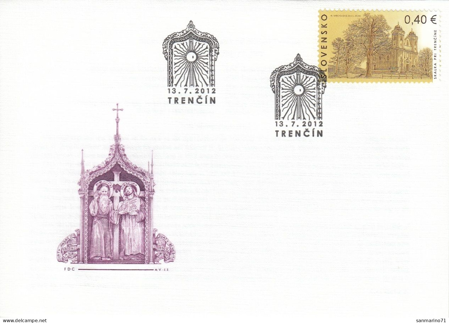 FDC SLOVAKIA 688 - Churches & Cathedrals