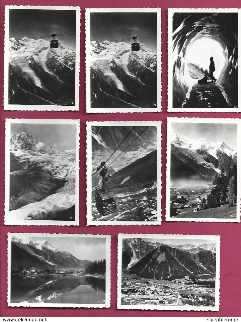 Carnet De 22 Photos De Chamonix-Mont-Blanc (74) 4scans (2 Doubles - Emballage Dans L'état) 9 Cm X 6,5 Cm - 36 G - Europa