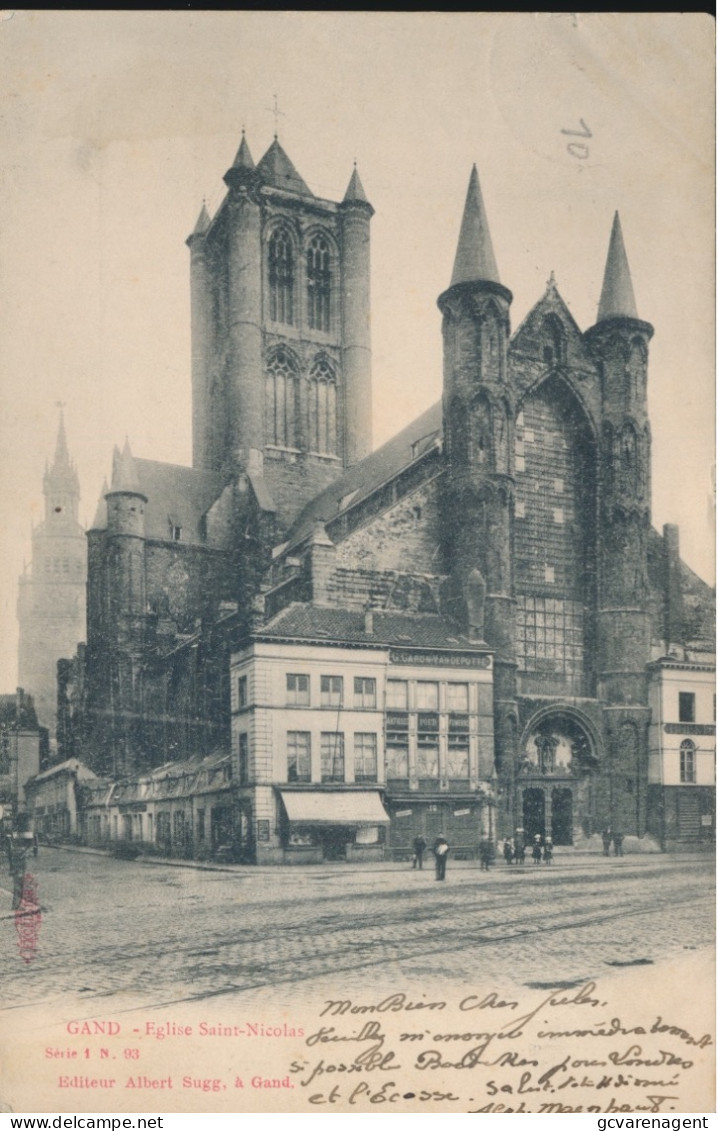 GENT.  EGLISE SAINT NICOLAS . =   A.SUGG.  1 / 93    ZIE SCANS - Gent