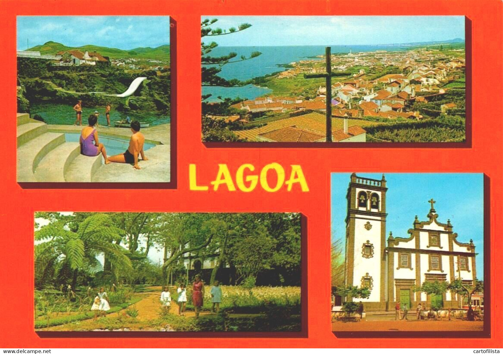 AÇORES, SÃO MIGUEL - Vários Aspetos De LAGOA  (2 Scans) - Açores