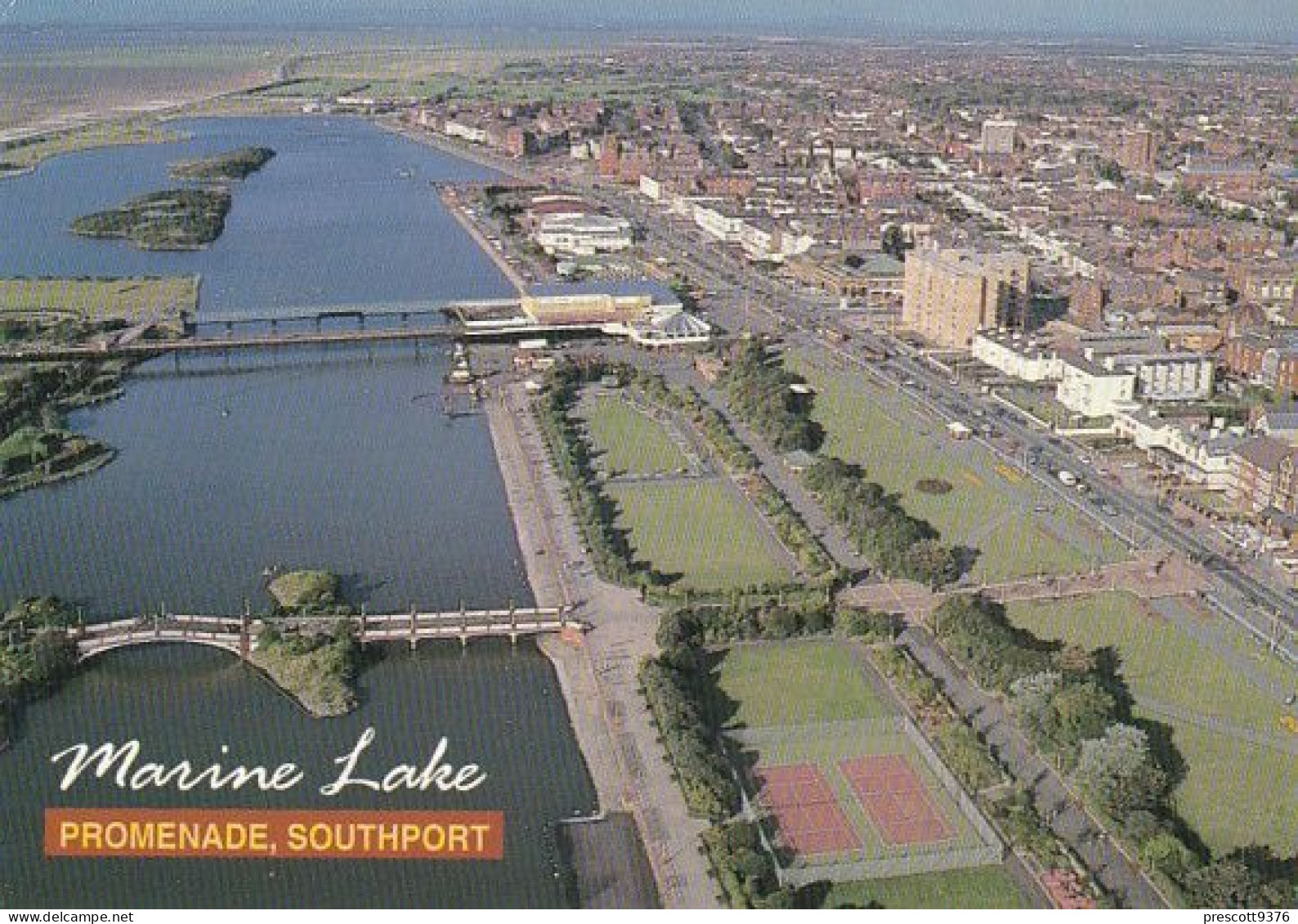 Marine Lake Southport - Lancashire - Unused John Hinde Postcard - Lan2 - Southport