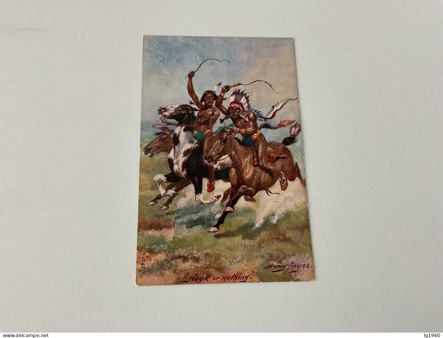 The Wild West U.S.A. - Rafael Tuck & Son - By Harry Payne - Card In Very Good Condition! - Otros & Sin Clasificación