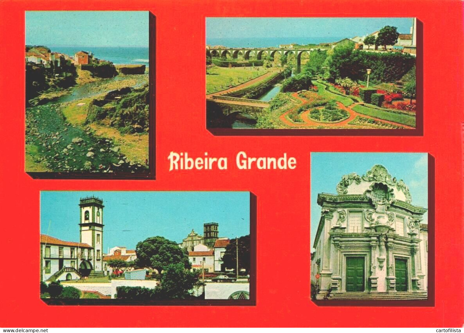 AÇORES, SÃO MIGUEL - Vários Aspetos De RIBEIRA GRANDE  (2 Scans) - Açores