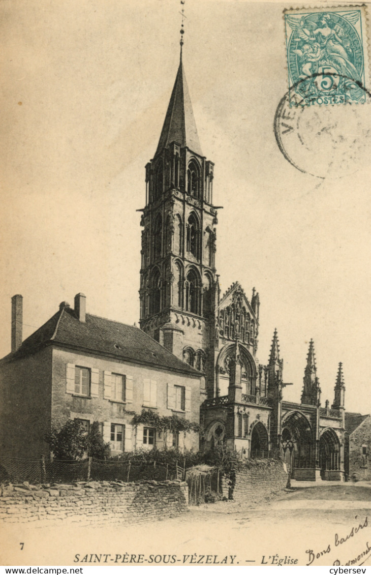 SAINT-PERE-sous-VEZELAY - L'Eglise Et Le Presbytère - Otros & Sin Clasificación