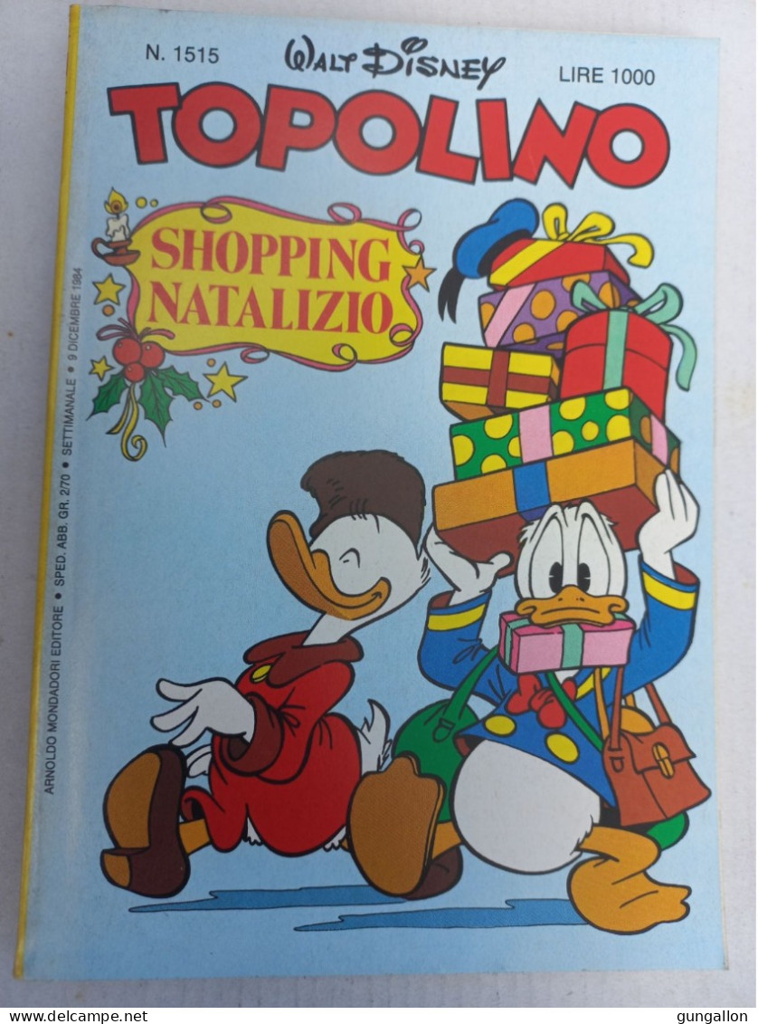 Topolino (Mondadori 1984) N. 1515 - Disney