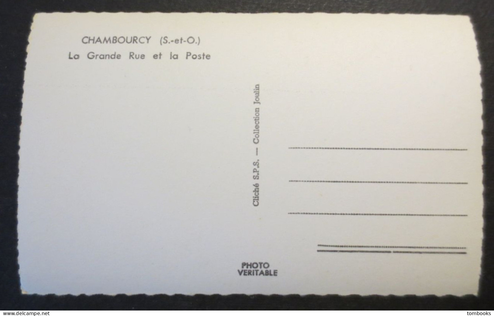 Chambourcy - CPSM - La Grande Rue Et La Poste - Collection Joulin - Cliché SPS - TBE - - Chambourcy