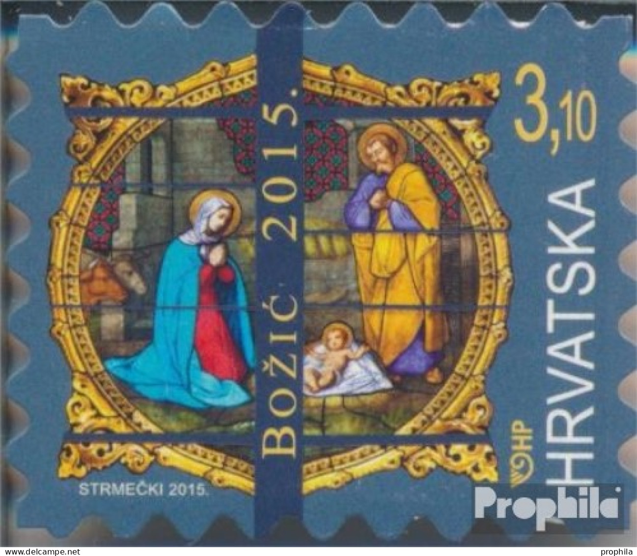 Kroatien 1206 (kompl.Ausg.) Postfrisch 2015 Weihnachten - Croatia