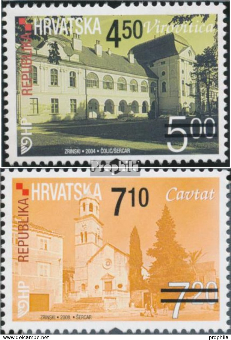 Kroatien 959-960 (kompl.Ausg.) Postfrisch 2010 Kroatische Städte - Croatia