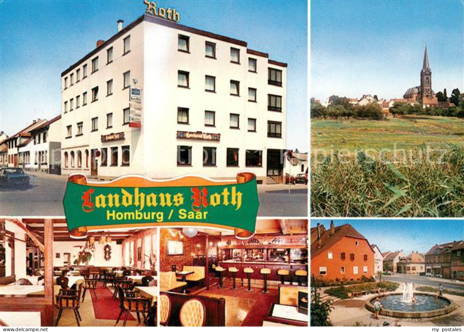 73614833 Homburg Saar Landhaus Roth Gaststube Bar Brunnen Homburg Saar - Other & Unclassified