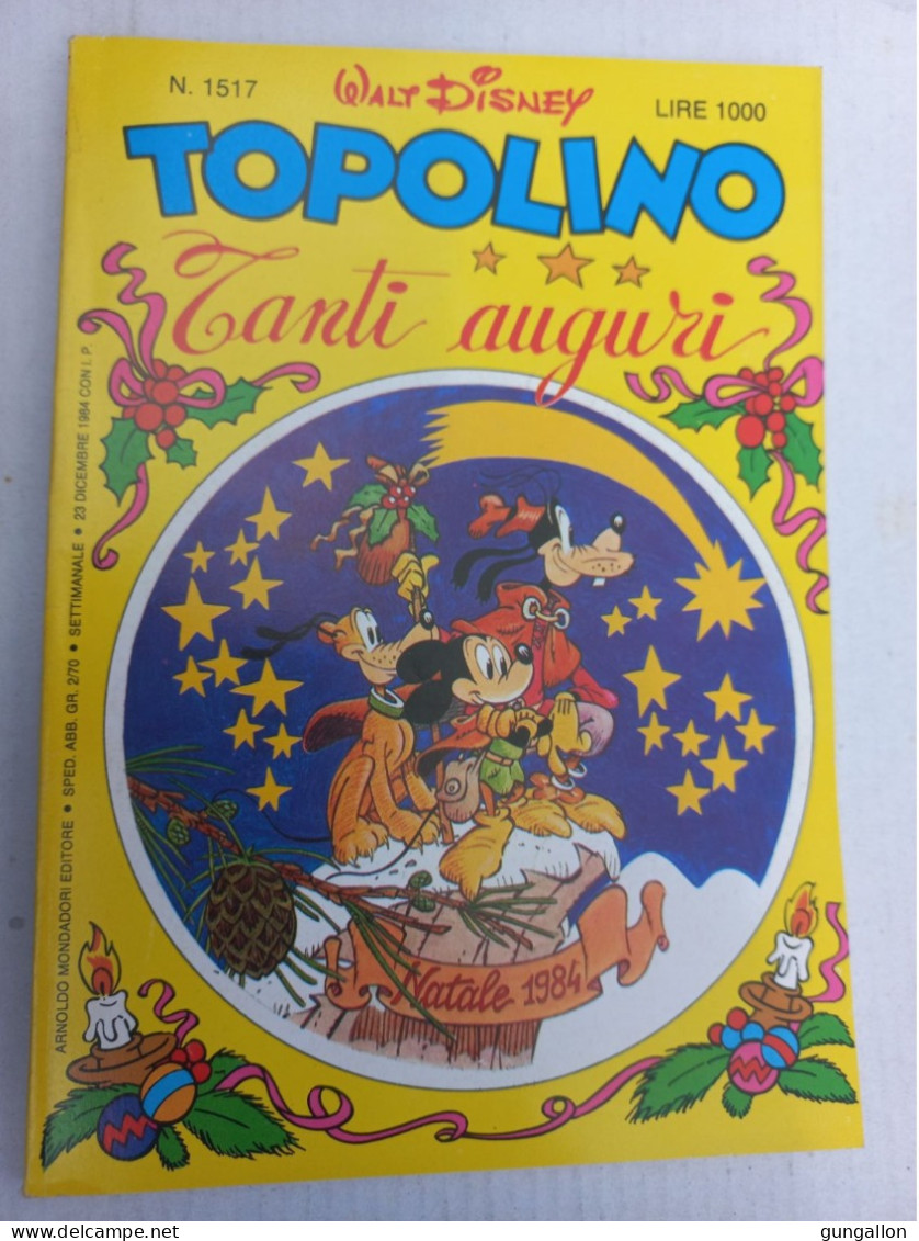 Topolino (Mondadori 1984) N. 1517 - Disney
