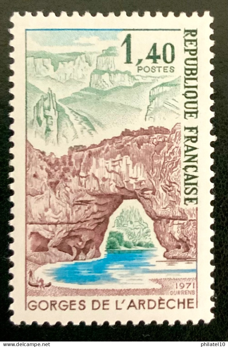 1971 FRANCE N 1687 GORGES DE L’ARDÈCHE - NEUF** - Ongebruikt