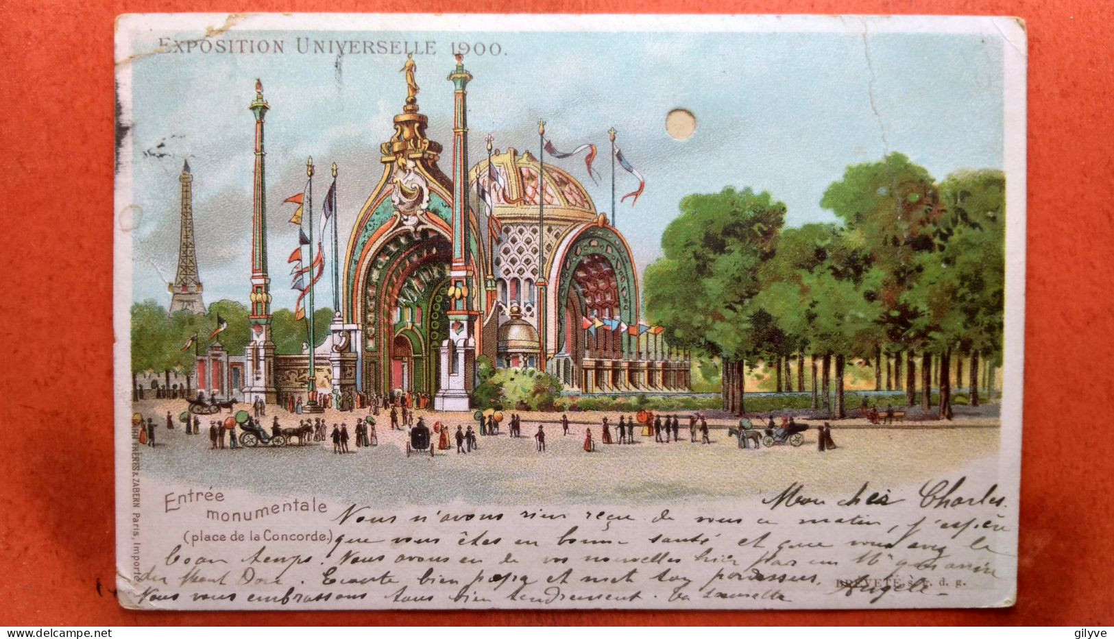 CPA (75) Exposition Universelle 1900. Paris. Entrée Monumentale.      (7A.470) - Expositions