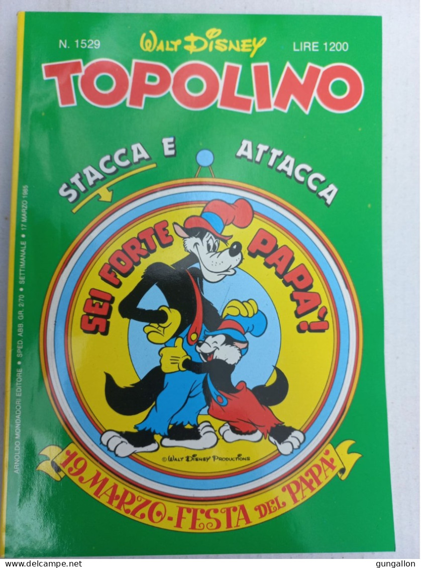 Topolino (Mondadori 1985) N. 1529 - Disney