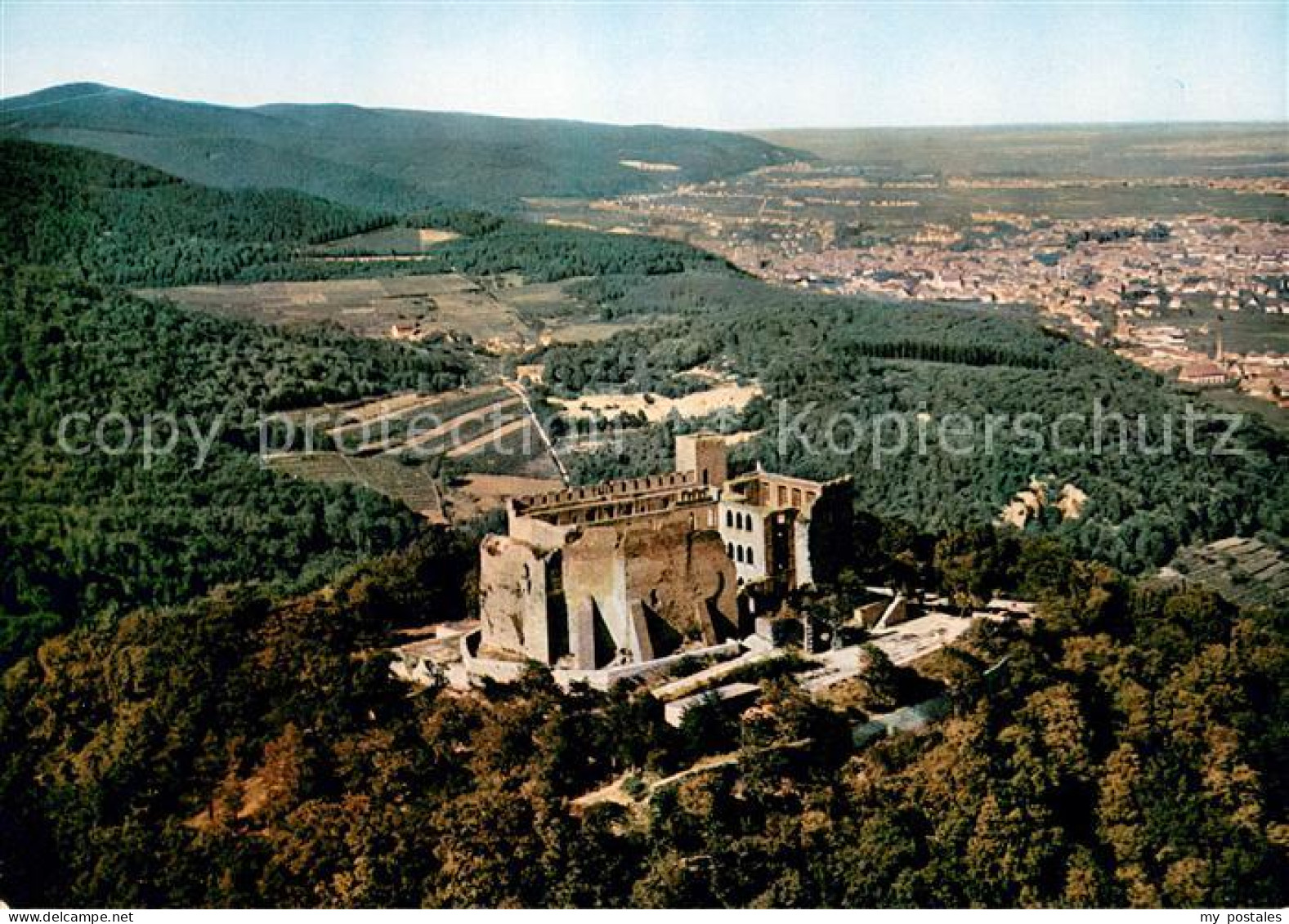 73614543 Neustadt Weinstrasse Hambacher Schloss Fliegeraufnahme Neustadt Weinstr - Neustadt (Weinstr.)