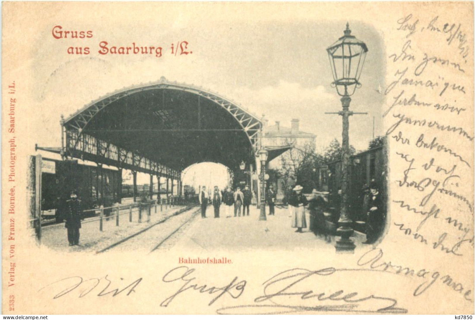 Gruss Aus Saarburg - Bahnhofshalle - Sarrebourg