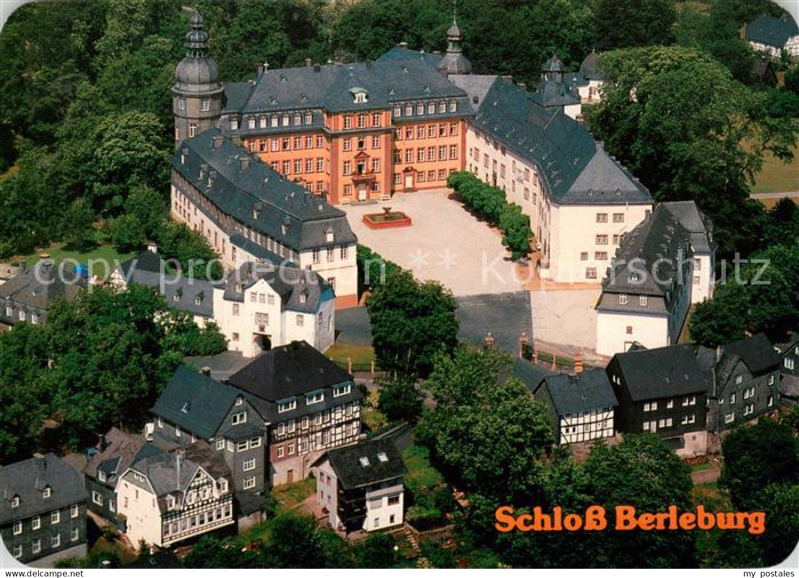 73614532 Bad Berleburg Schloss Berleburg Fliegeraufnahme Bad Berleburg - Bad Berleburg