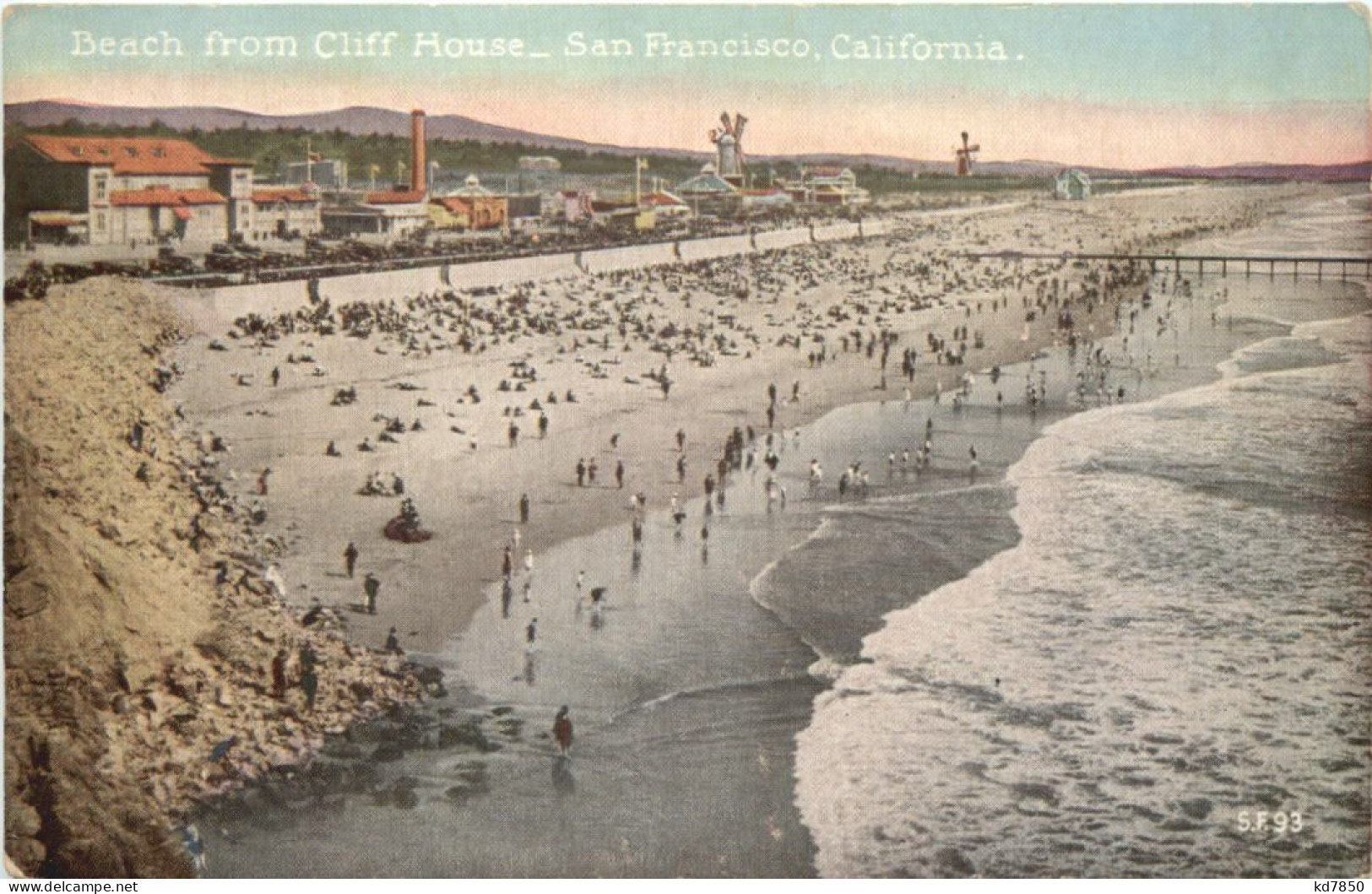 San Francisco - Beach From Cliff House - San Francisco