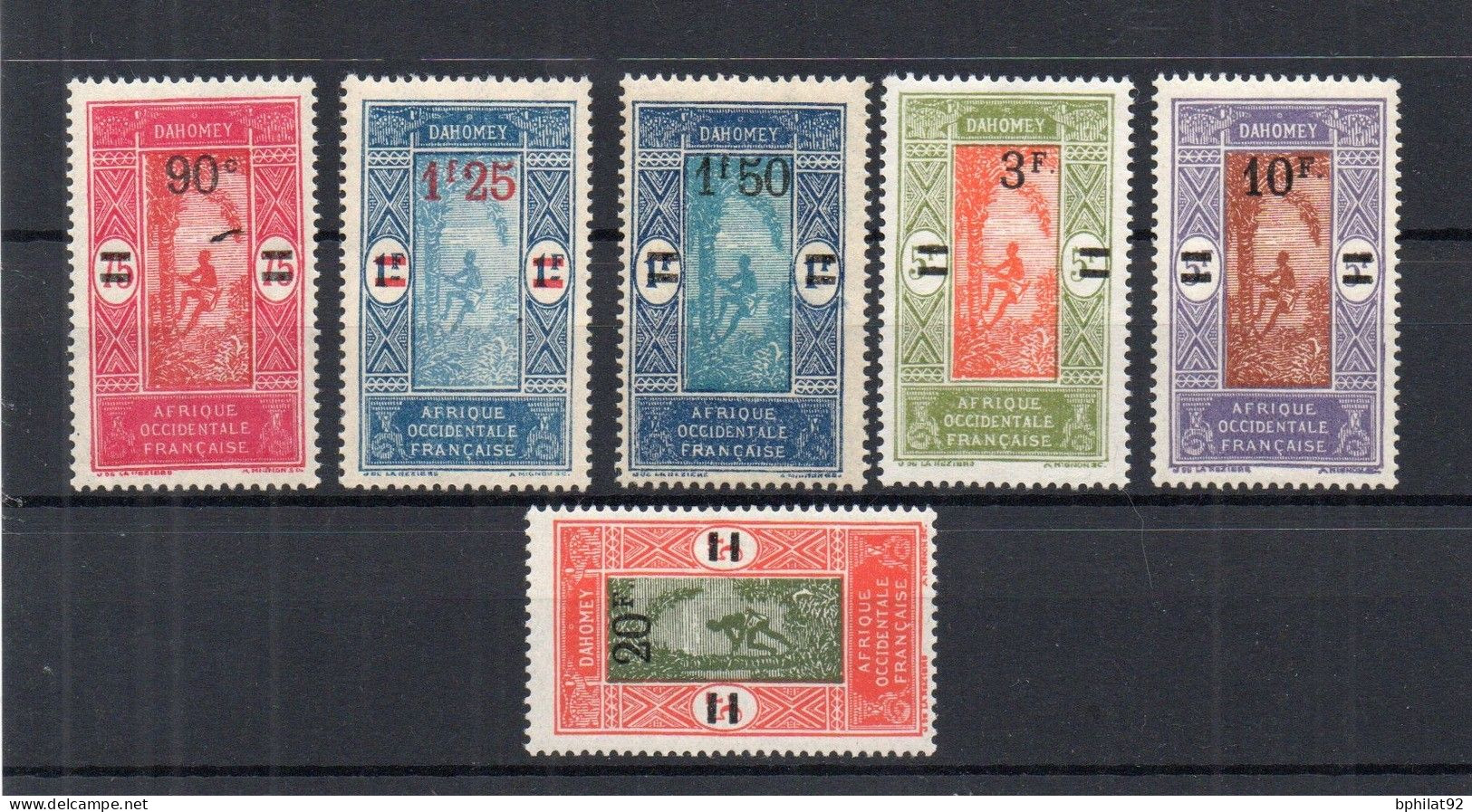 !!! DAHOMEY, SERIE N°80/84 NEUVE ** - Unused Stamps