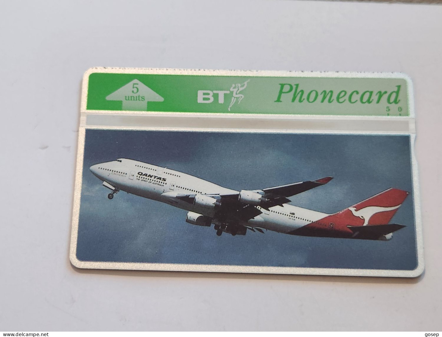 United Kingdom-(BTG-347)-Quantas/Boeing-747-(315)(5units)(407A69975)(tirage-1.500)-price Cataloge-10.00£-mint - BT Algemene Uitgaven