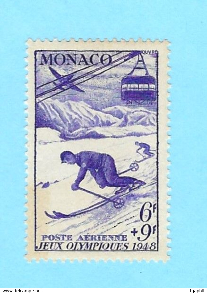 Descente Ski, Monaco Poste Aérienne 33 - Ski