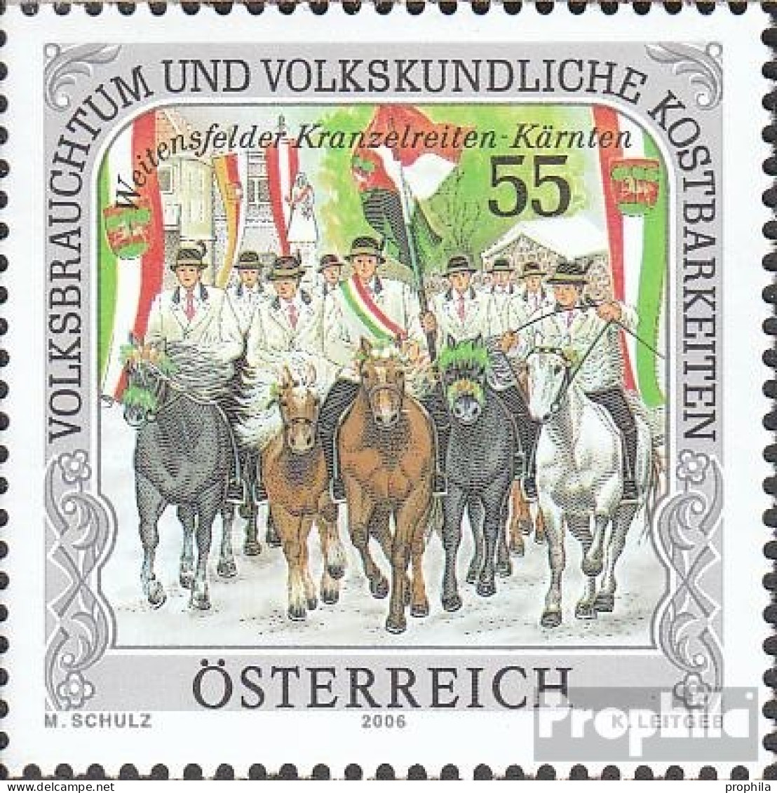 Österreich 2591 (kompl.Ausg.) Postfrisch 2006 Volksbrauchtum - Ungebraucht