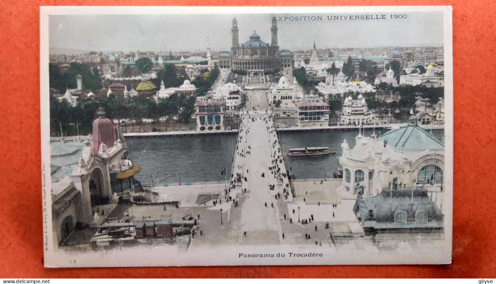 CPA (75) Exposition Universelle 1900. Paris. Panorama Du Trocadéro .    (7A.472) - Exhibitions