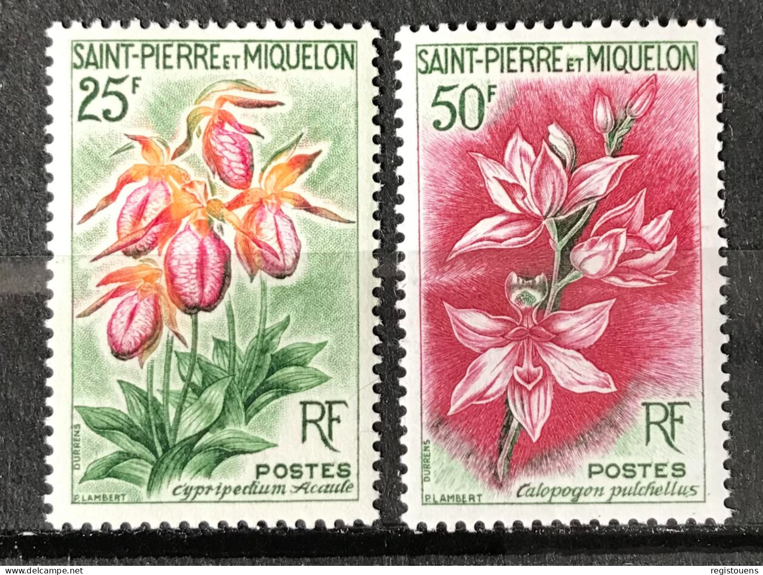 Lot De 2 Timbres Neufs* Saint Pierre Et Miquelon 1962 Yt N° 362 / 363 - Unused Stamps