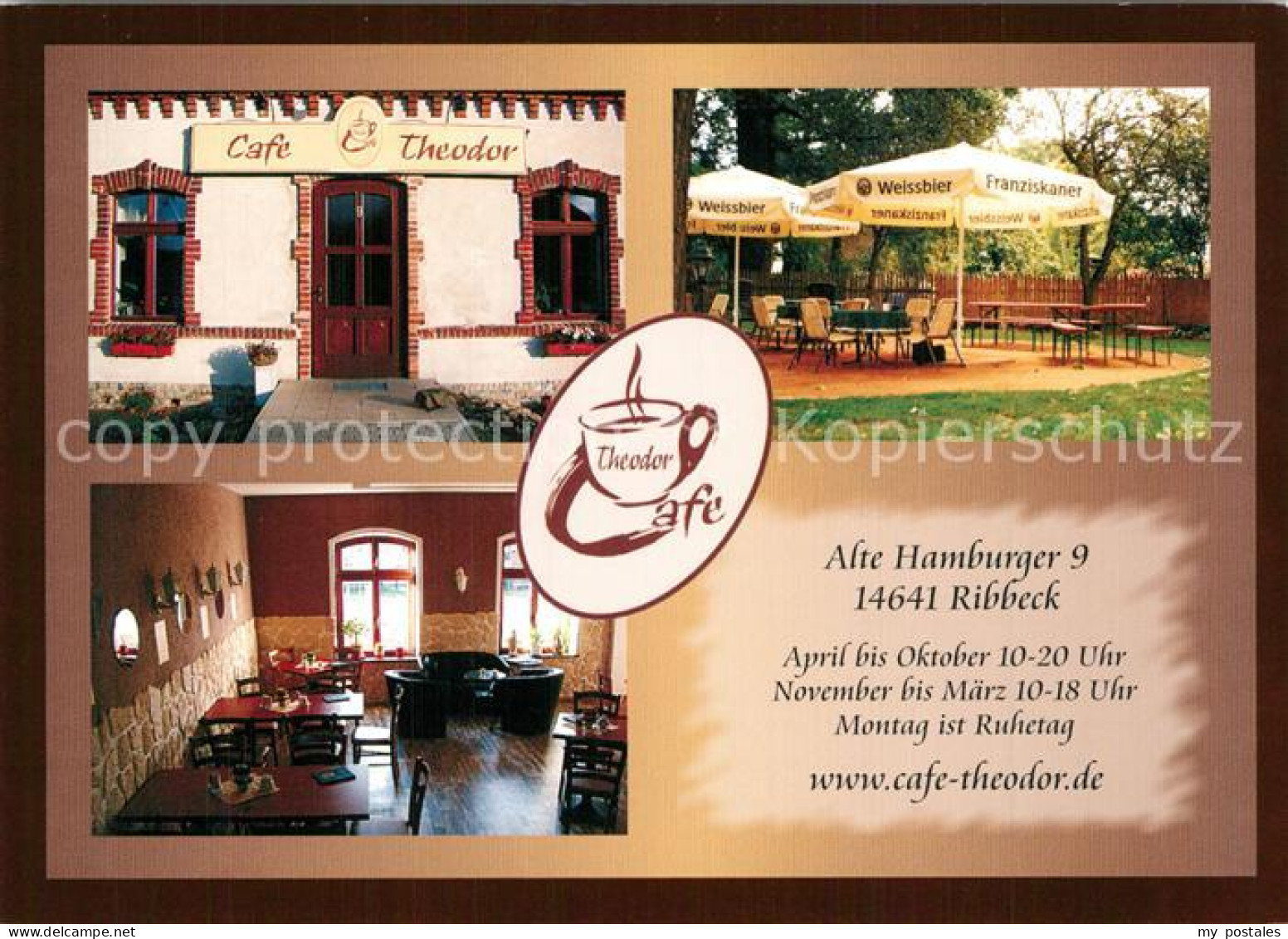 73614274 Ribbeck Nauen Cafe Theodor Gaststube Terrasse Ribbeck Nauen - Nauen