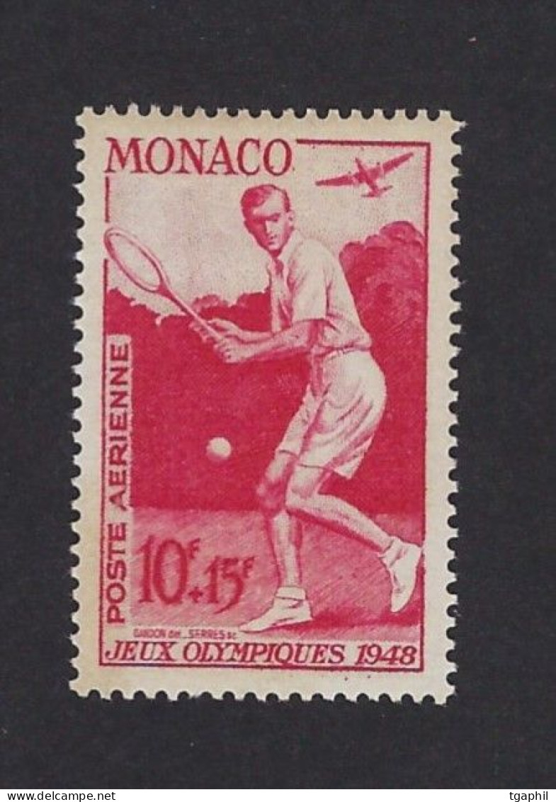 Tennis, Monaco Poste Aérienne 34 - Tennis