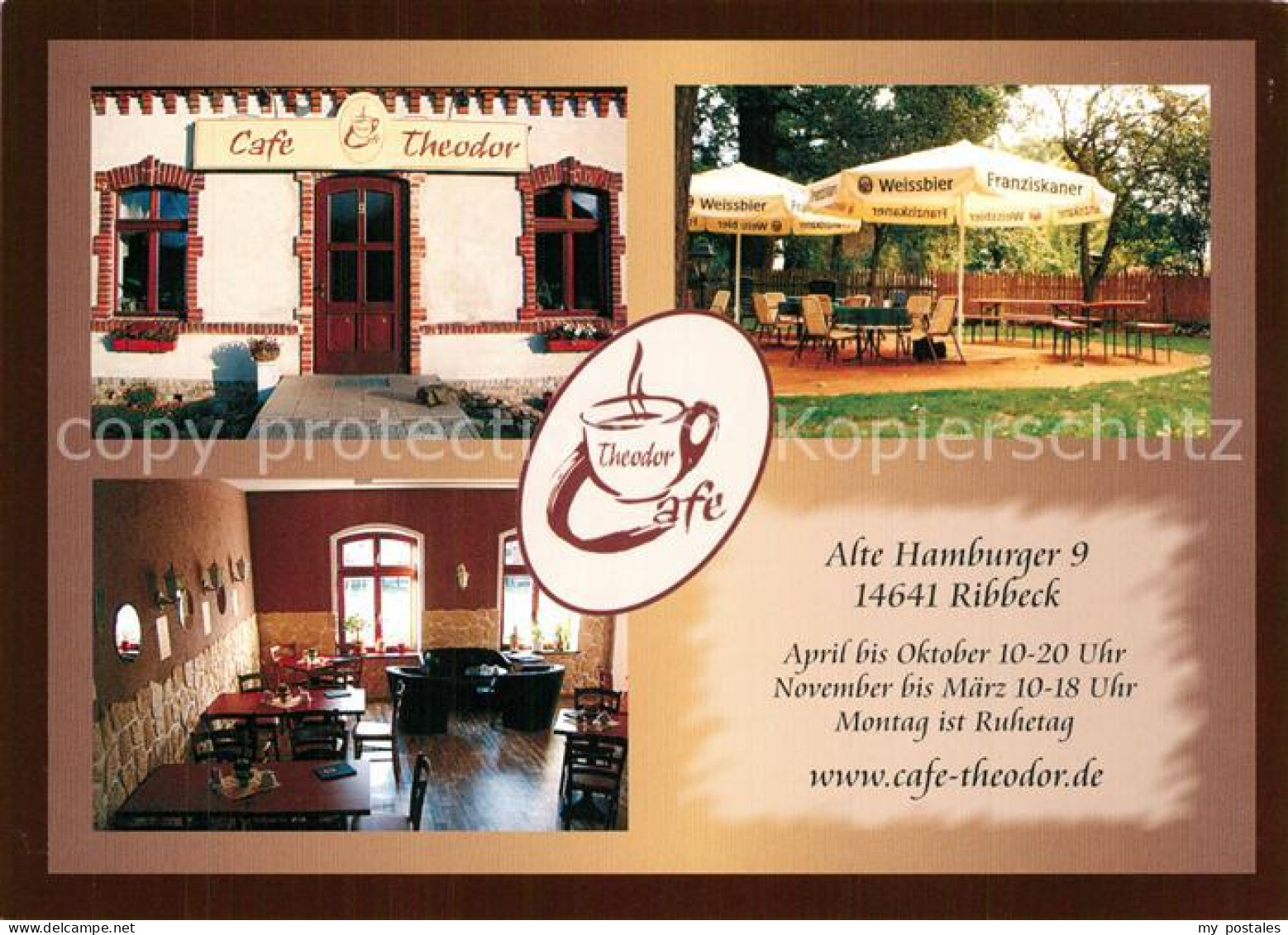 73614203 Ribbeck Nauen Cafe Theodor Gaststube Terrasse Ribbeck Nauen - Nauen