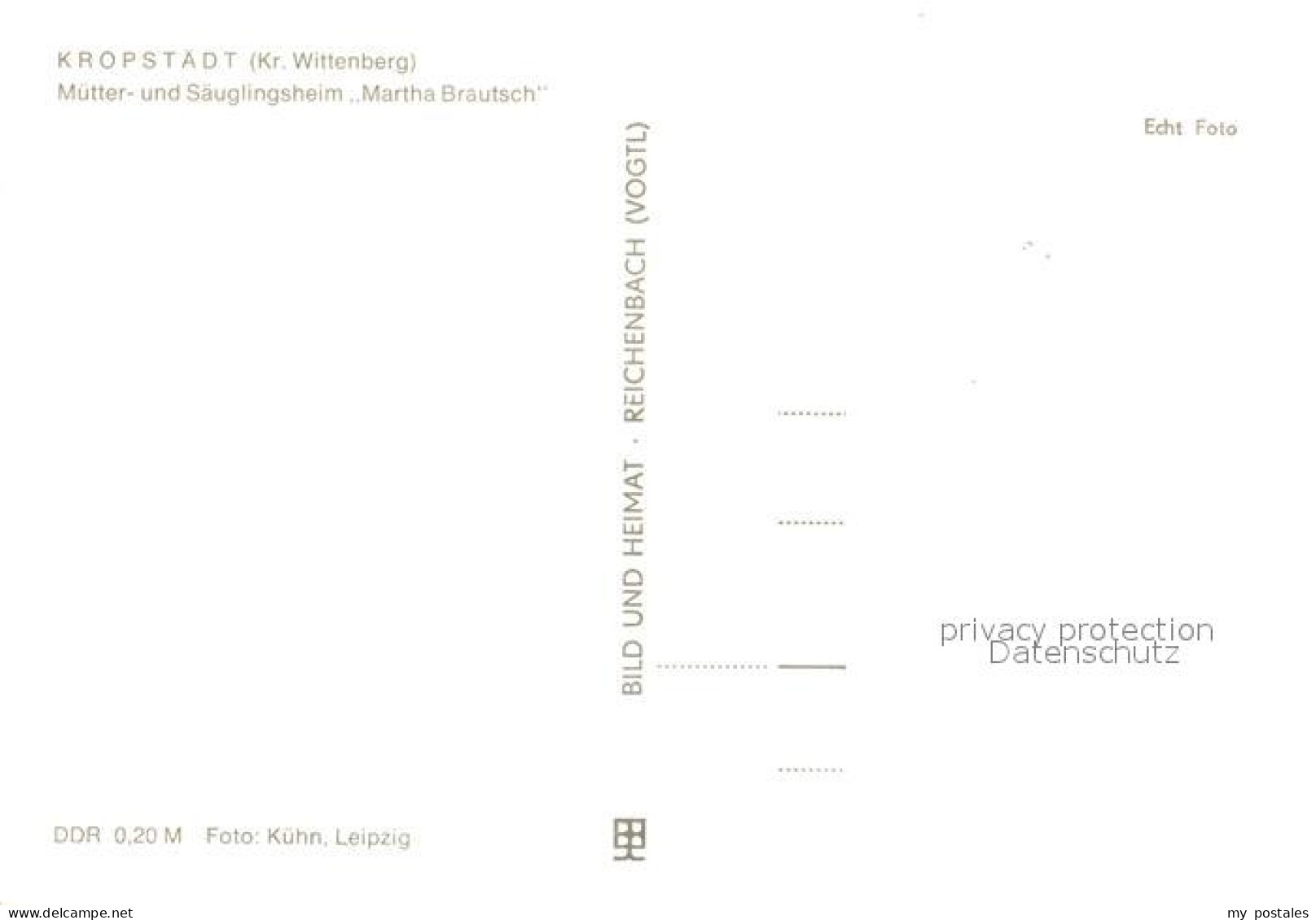 73614201 Kropstaedt Mutter Und Saeuglingsheim Martha Brautsch Kropstaedt - Other & Unclassified