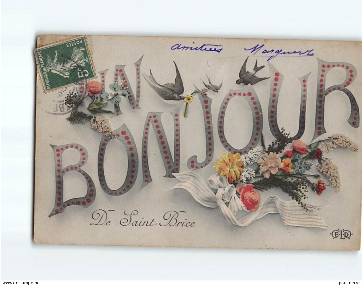 SAINT BRICE : Carte Souvenir -état - Saint-Brice-sous-Forêt