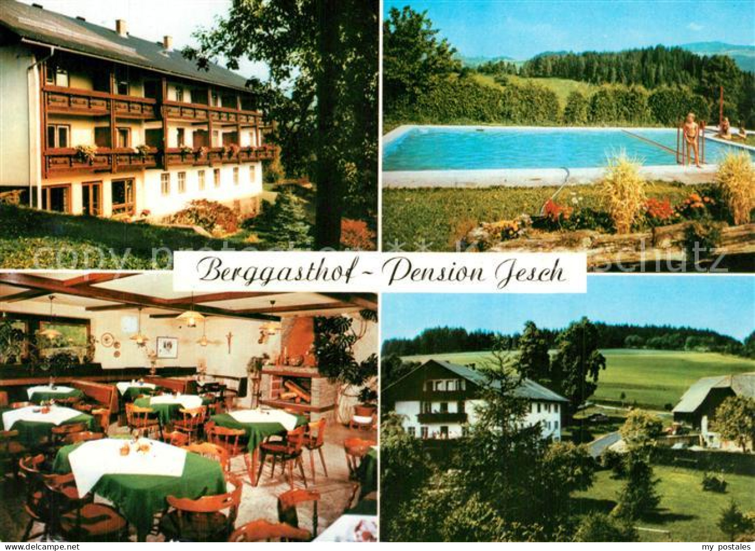 73614184 Diex Berggasthof Pension Jesch Gastraum Pool Panorama Diex - Other & Unclassified