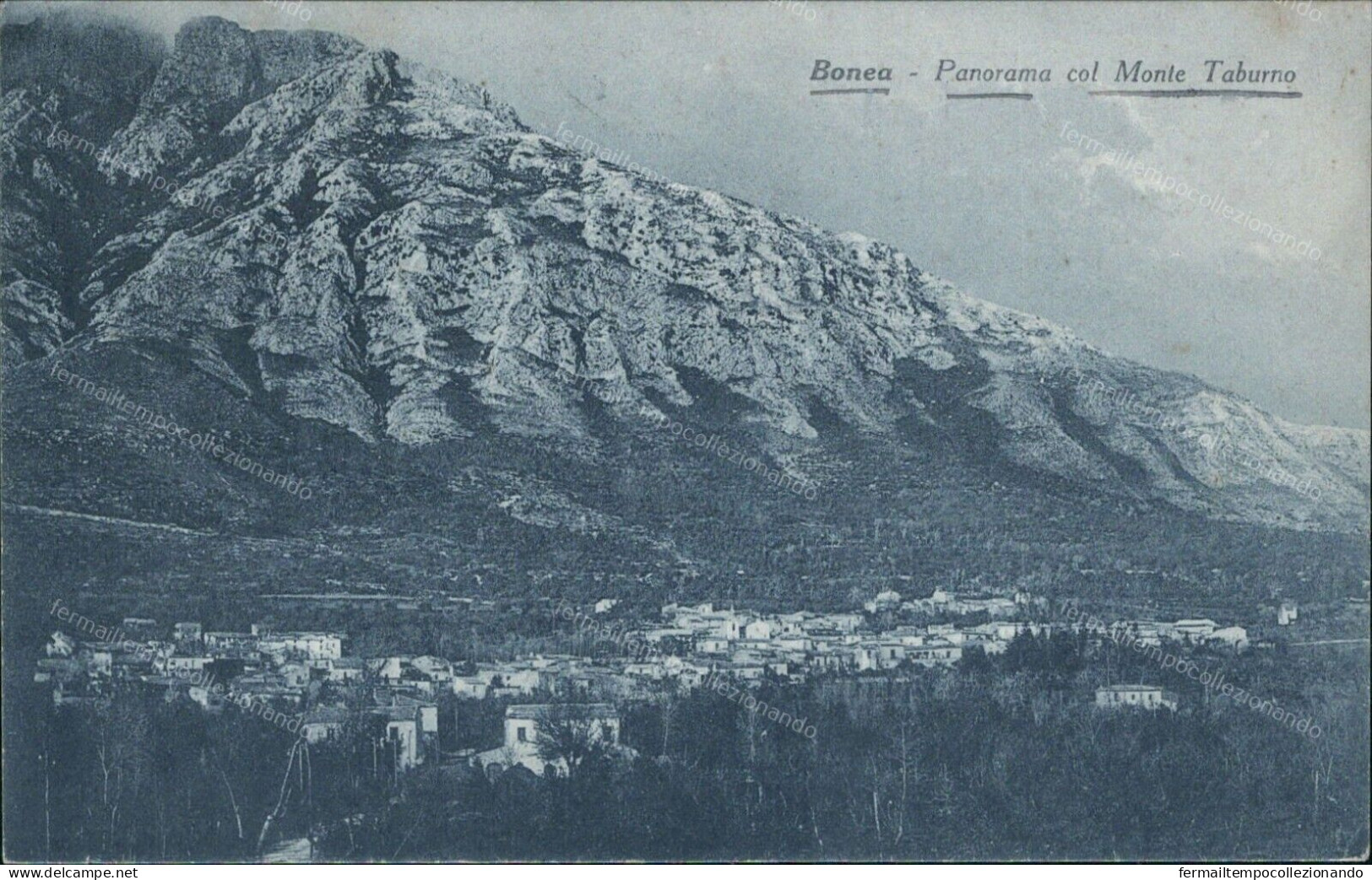 Cr67 Cartolina Bonea Panorama Col Monte Taburno Provincia Di Benevento Campania - Benevento