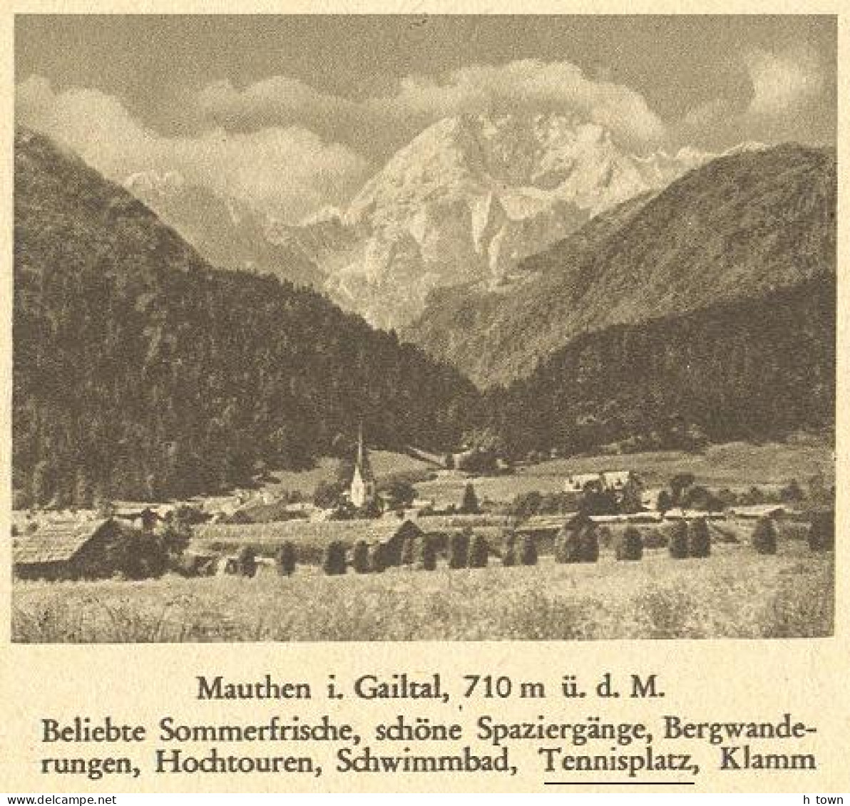 415  Tennis, Trekking, Natation: Entier (c.p.) D'Allemagne 1942 - Mauthen Stationery Postcard: Hiking Swimming - Tennis
