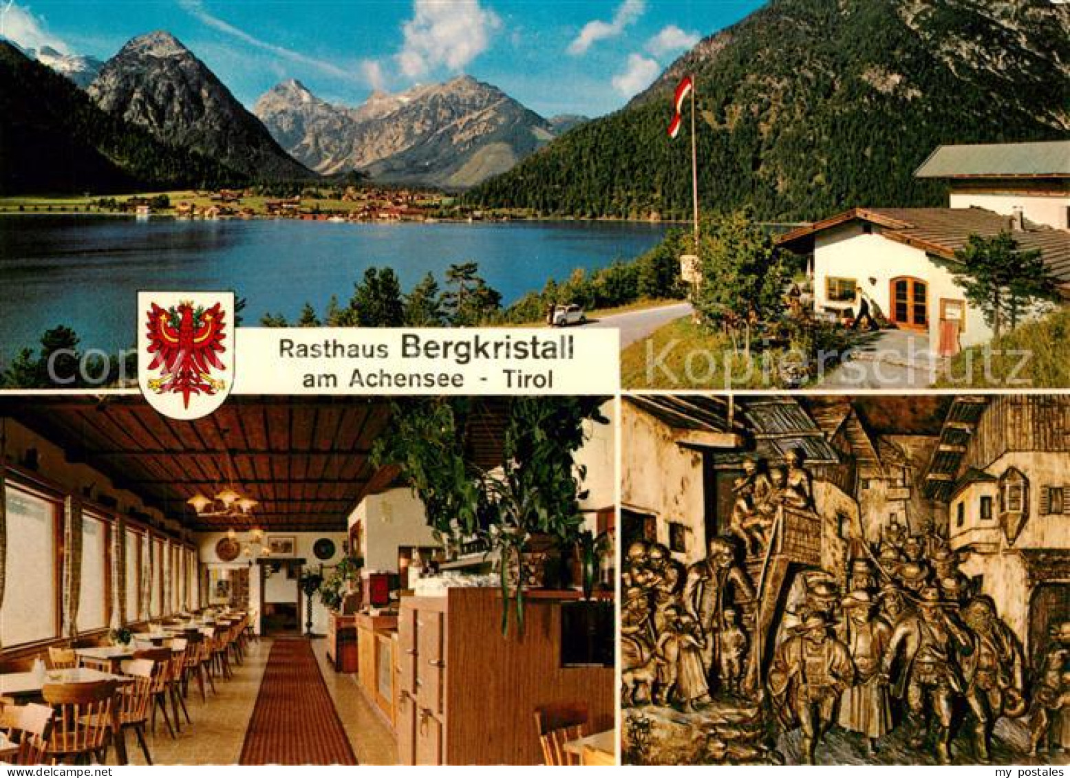 73614134 Maurach Achensee Rasthaus Bergkristall Restaurant Tyrol Letztes Aufgebo - Autres & Non Classés