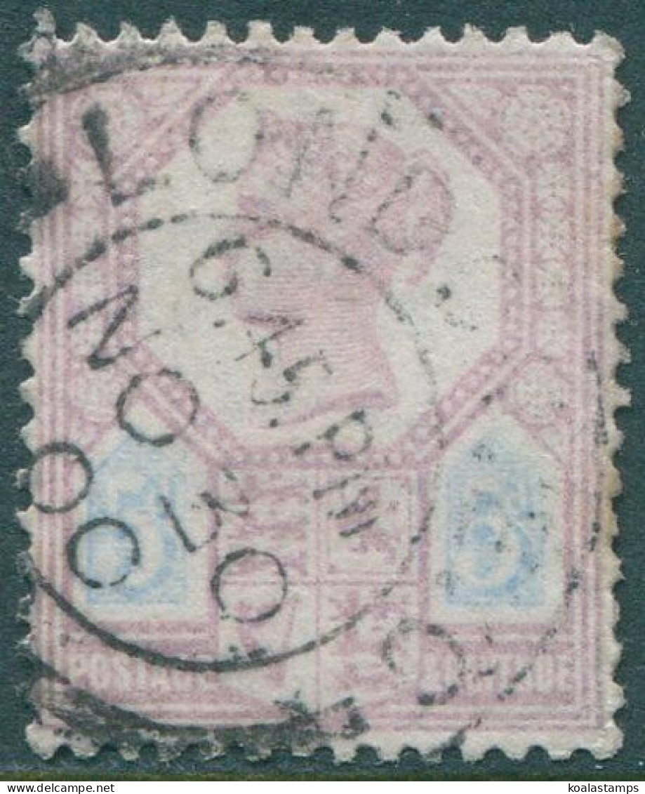 Great Britain 1887 SG207a 5d Dull Purple And Blue Die 2 QV Faded FU (amd) - Sonstige & Ohne Zuordnung