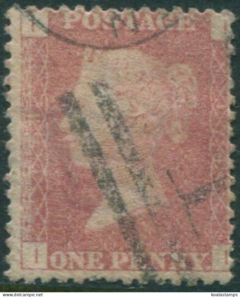 Great Britain 1858 SG43 1d Red QV IIII Plate 174 Fine Used (amd) - Unclassified