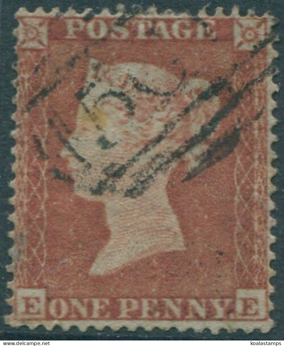 Great Britain 1854 SG17 1d Red-brown QV **EE Die 1 Perf 16 Blued FU (amd) - Non Classés