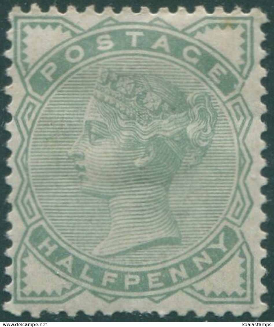 Great Britain 1880 SG165 ½d Pale Green QV MH (amd) - Sonstige & Ohne Zuordnung
