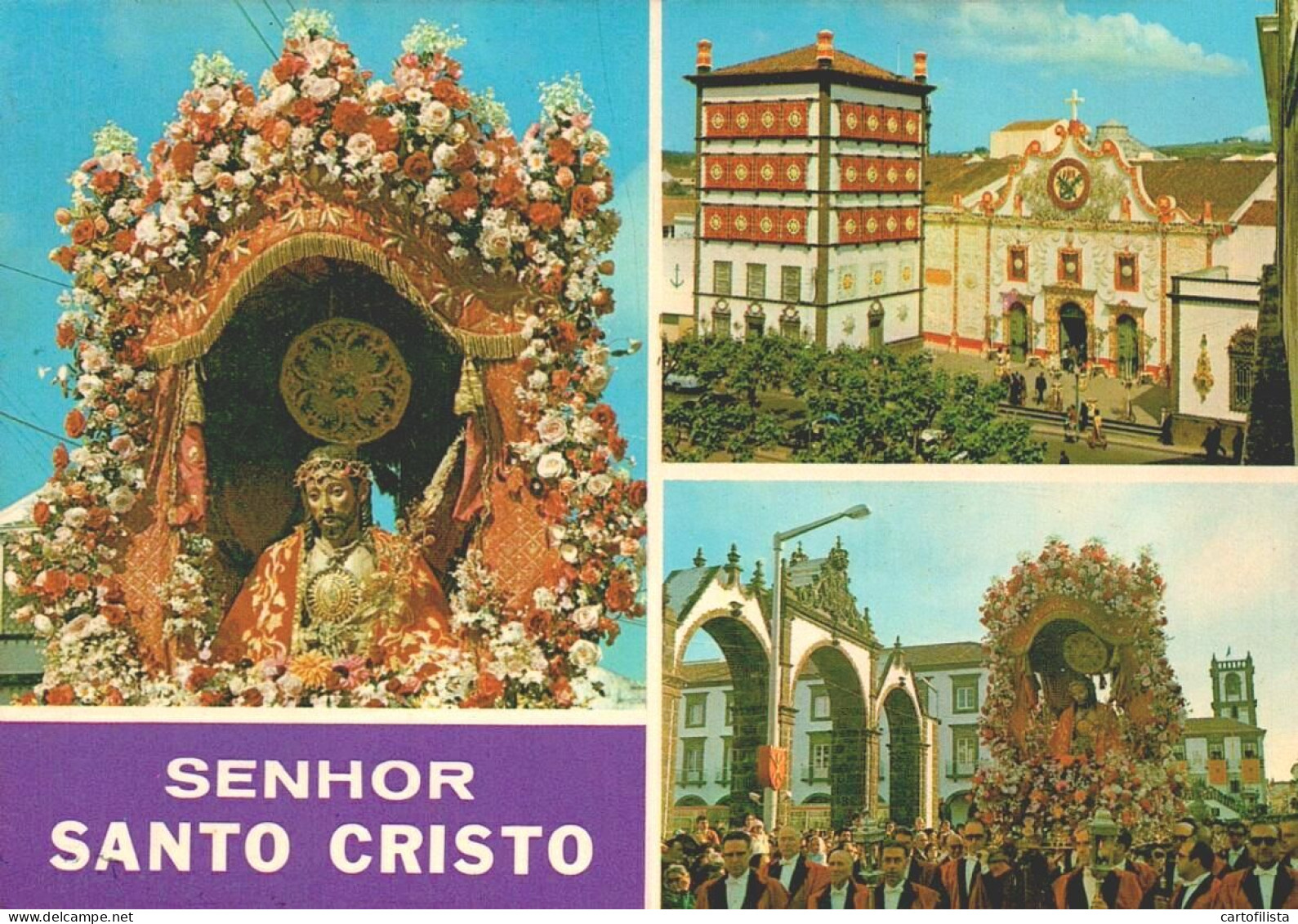 AÇORES, SÃO MIGUEL - Vários Aspetos De FESTEJOS DO SR: SANTO CRISTO Em Ponta Delgada  (2 Scans) - Açores