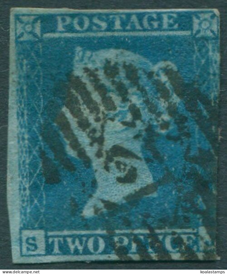 Great Britain 1841 SG14 2d Blue QV **SJ Imperf FU (amd) - Non Classés