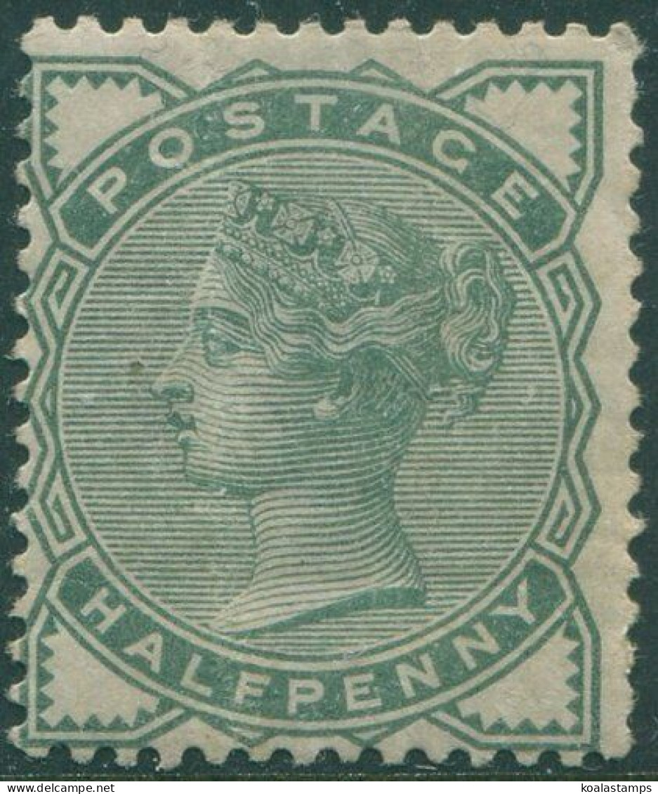 Great Britain 1880 SG164 ½d Deep Green QV MLH (amd) - Other & Unclassified