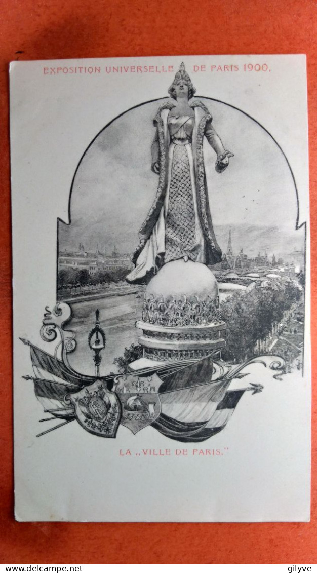 CPA (75) Exposition Universelle De Paris.1900  " La Ville De Paris"   (7A.478) - Expositions